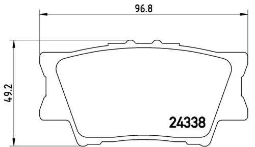 накладки BREMBO P 83 089