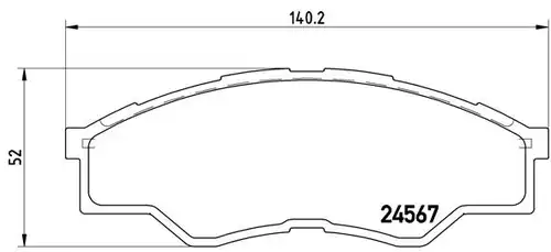 накладки BREMBO P 83 096