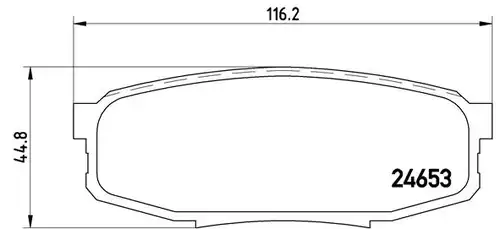 накладки BREMBO P 83 098