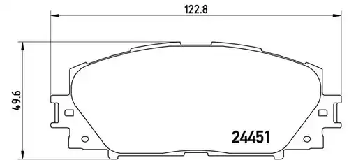 накладки BREMBO P 83 106