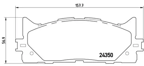 накладки BREMBO P 83 117