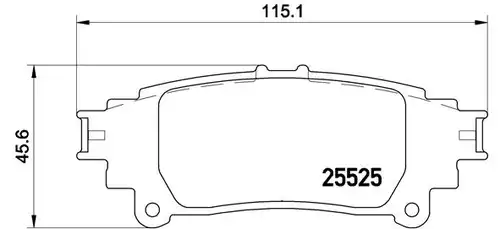 накладки BREMBO P 83 132