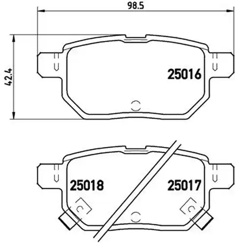 накладки BREMBO P 83 133