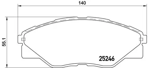 накладки BREMBO P 83 137