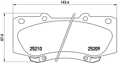 накладки BREMBO P 83 140