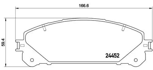 накладки BREMBO P 83 145