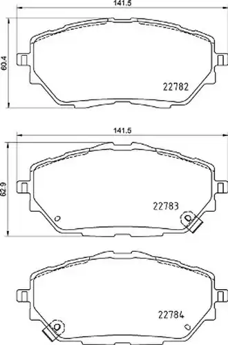 накладки BREMBO P 83 171