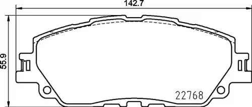 накладки BREMBO P 83 172