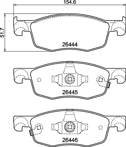 накладки BREMBO P 83 185