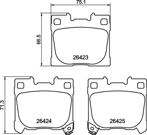 накладки BREMBO P 83 186