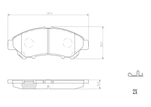 накладки BREMBO P 83 190