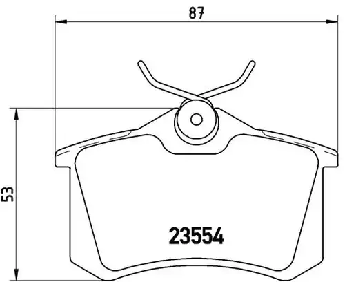 накладки BREMBO P 85 017