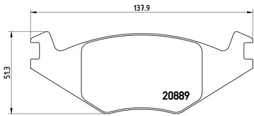 накладки BREMBO P 85 019