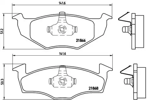 накладки BREMBO P 85 025