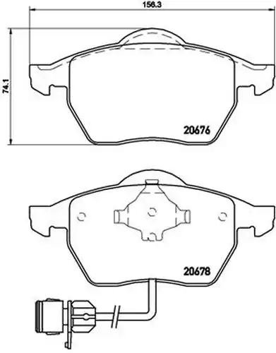 накладки BREMBO P 85 026