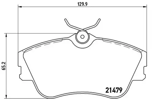 накладки BREMBO P 85 029