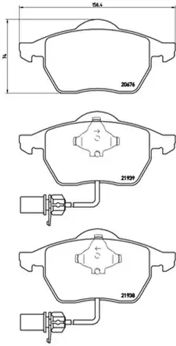 накладки BREMBO P 85 037