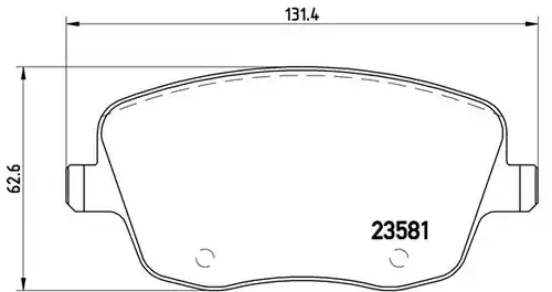 накладки BREMBO P 85 057