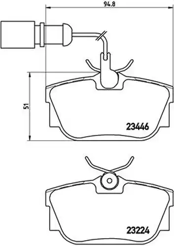 накладки BREMBO P 85 059