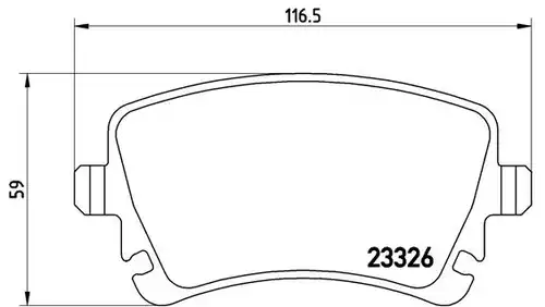 накладки BREMBO P 85 064