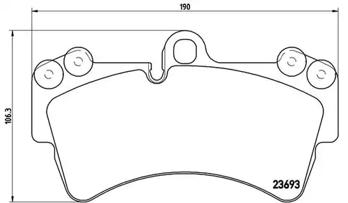 накладки BREMBO P 85 065