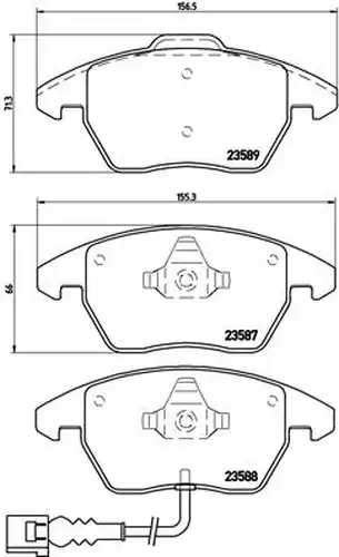 накладки BREMBO P 85 075