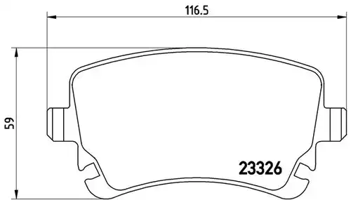 накладки BREMBO P 85 076