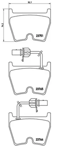 накладки BREMBO P 85 078