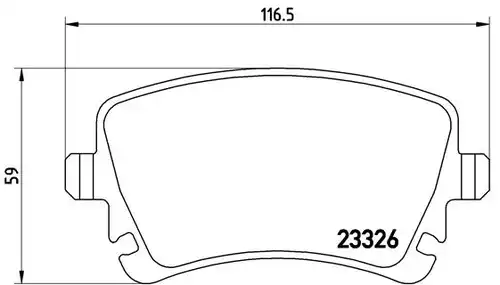 накладки BREMBO P 85 083