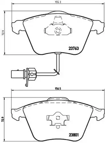 накладки BREMBO P 85 084