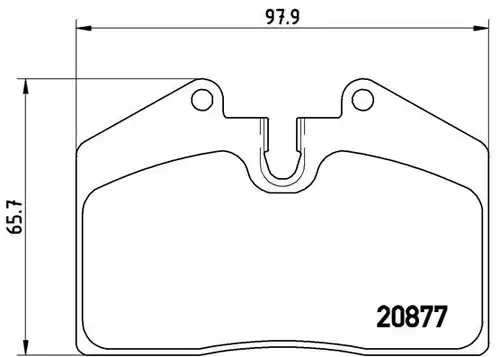 накладки BREMBO P 85 094