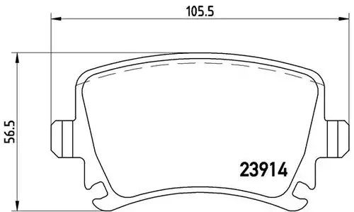 накладки BREMBO P 85 095