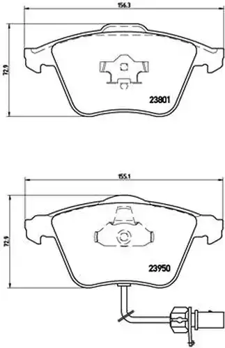 накладки BREMBO P 85 097