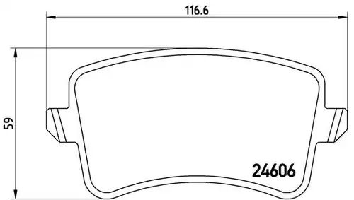 накладки BREMBO P 85 100