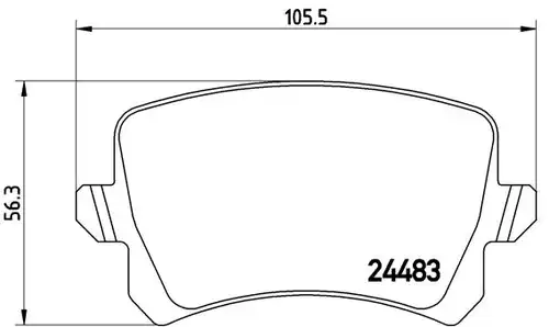 накладки BREMBO P 85 108