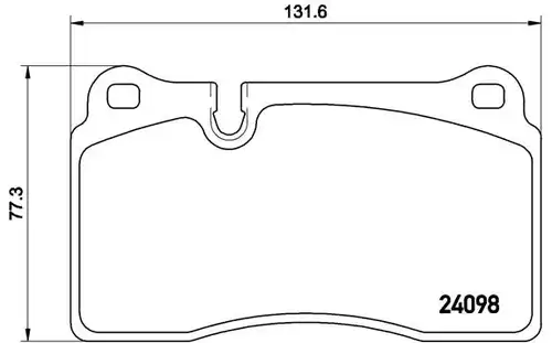 накладки BREMBO P 85 110