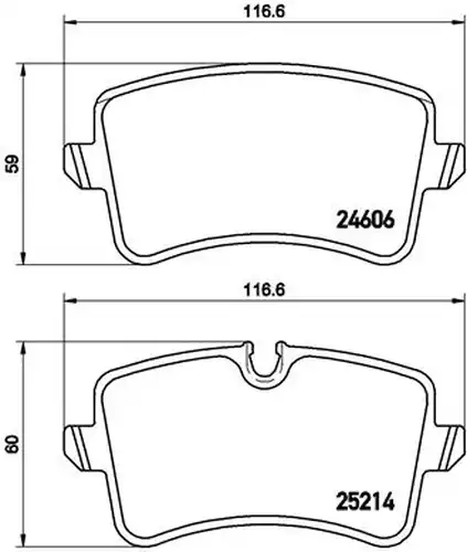 накладки BREMBO P 85 118