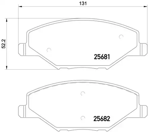 накладки BREMBO P 85 121X