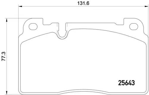 накладки BREMBO P 85 122