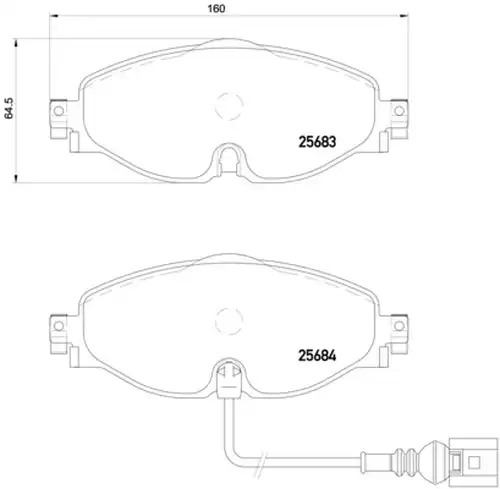 накладки BREMBO P 85 126