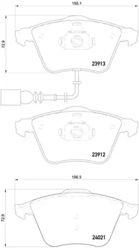 накладки BREMBO P 85 129