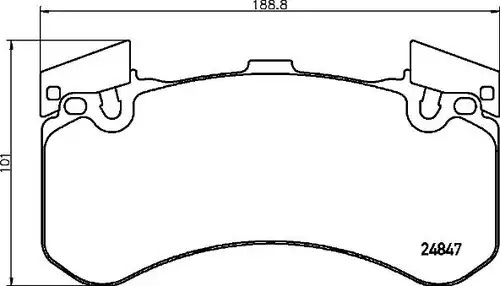 накладки BREMBO P 85 136