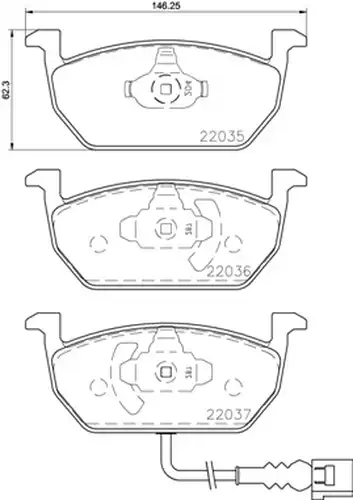 накладки BREMBO P 85 137