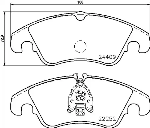 накладки BREMBO P 85 145