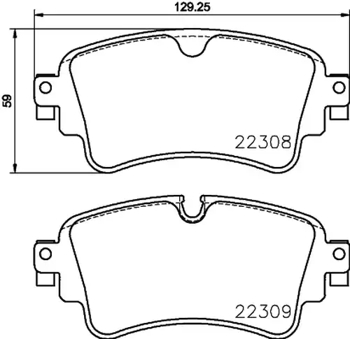 накладки BREMBO P 85 154