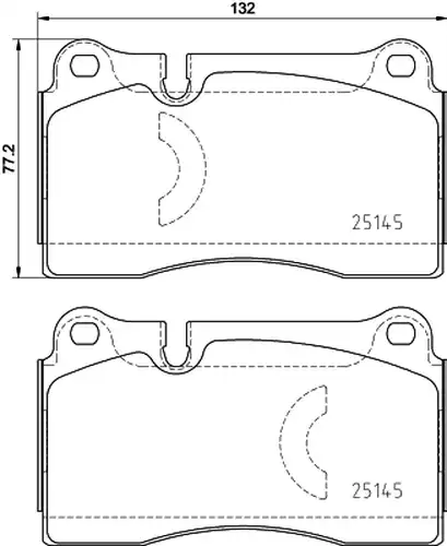 накладки BREMBO P 85 159