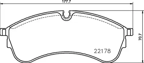 накладки BREMBO P 85 168