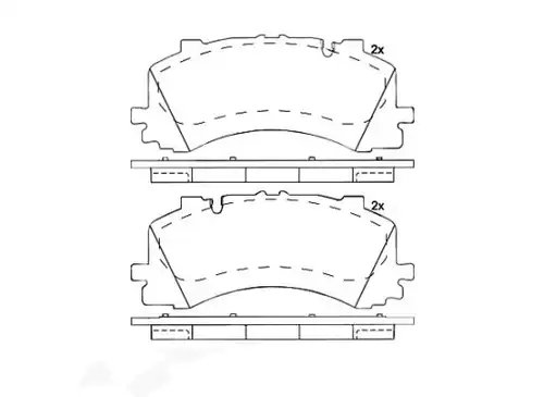 накладки BREMBO P 85 170