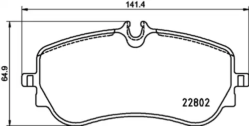 накладки BREMBO P 85 172