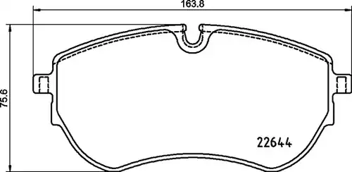 накладки BREMBO P 85 173